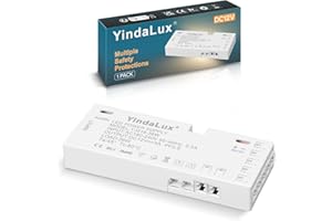 YindaLux Transformateur 220V à 12V 3A LED Driver 36W, Aucun clignotement LED, aucun bruit, Convertisseur De Tension AC à DC Adaptateur Transfo Constante pour Spots encastrés 12V