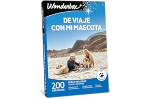 WONDERBOX - Caja Regalo - De Viaje con mi Mascota - 1 Noche con Desayuno - para 2 Personas Junto a su Mascota - 960 estancias - Ideas Regalo
