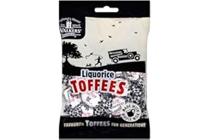 WALKERS (SWEETS) Walkers Nonsuch Lakritze Toffees (150g) - Packung mit 6