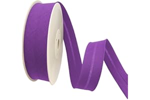 TEXTEX = Bies de 40mm de Ancho. 50% Algodón y 50% Poliéster. Pieza de 10m - (Morado)