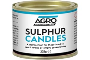 ROOSTR Greenhouse Sulphur Candles 225g Kill Greenhouse Pests and Spores (1)