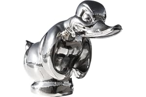 TTSAM Angry Duck Hood Ornament,Death Proof Duck Black Convoy Duck Hood Ornament,Cool Duck Ornament Car Emblem,Front Hood Car Sticker,Car Decoration Accessories,Car Hood Ornament Car Styling Decor (Black)