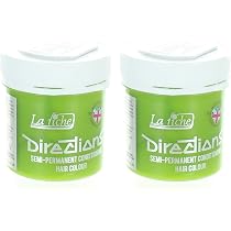 La Riche Directions Semipermanente Haarfarbe – 2 Töpfe Fluoreszierender Limetten-Ton