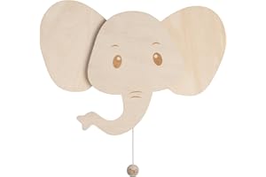 BO BABY'S ONLY Baby's Only - Lampada da parete elefante Wonder - Brown - 23x35 cm