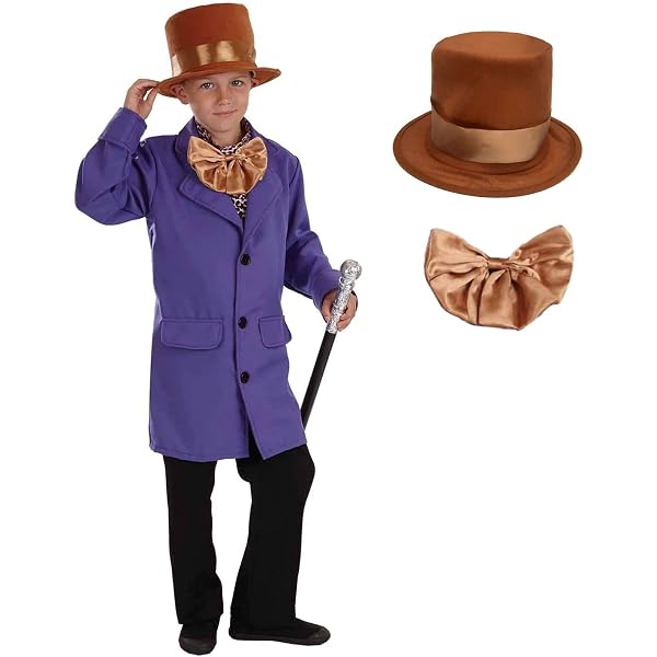 Offizielles Charlie Bucket Kostüm – Komplettes Set Inkl. Wonka-Riegel & Ticket