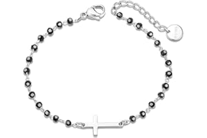 PengJin Bracelet Femme, Bracelet Femme Lucky Clover, Bracelet Femme Acier Inoxydable, Bijoux Femme Cadeaux de Noël Anniversaire Femme Cadeaux Fête des Mères