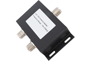 Vroomoto Boat Antennas Power Splitter, VHF AIS Antenna Splitter Divider for Ship Marine System 136-174MHz 100W, Connect AIS Transponders and VHF Radios to a Single VHF Antenna for