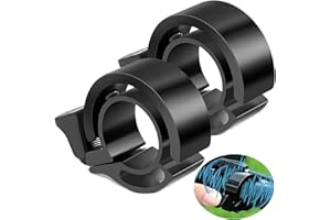 LOVICVKEM Campanello per bicicletta 2 Pezzi innovativo in lega di alluminio 110 dB Mini Campanello per Bicicletta, Manubrio da 22-22.5 mm Adatto per Biciclette, Bici da Corsa, MTB Campanello Bici
