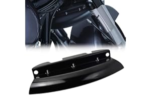 YHMTIVTU Motorrad-Windschott für den unteren Dreifach-Baum, passend für Harley Touring Electra Road Glides 2014–2019, schwarz