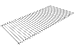 DEOS-GRILL Edelstahl Grillrost universal 70x37cm aus Europäischem Edelstahl, Rostfreier Grillrost, Grillrost rostfrei …