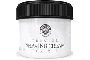 Shaving Cream - Luxury Sandalwood Shave Cream From Gentlemans Face Care Club - Large 90 Day Supply 150ml Pot
