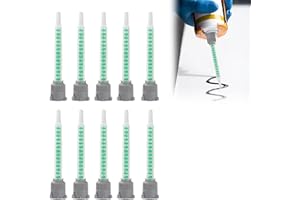 AONAYO Lot de 10 mélangeurs statiques pour colle 2K, buse de mélange colle époxy, mélangeur statique 1:1