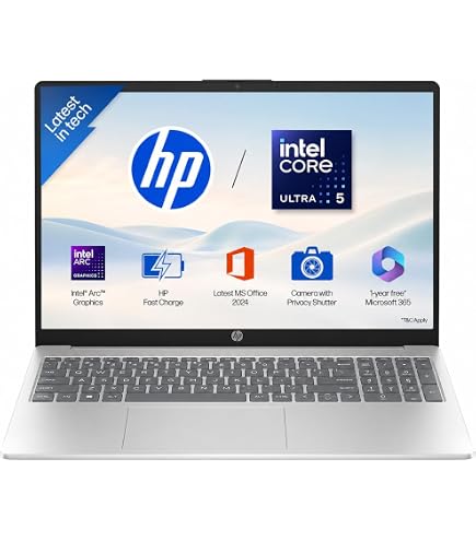 HP 15,Intel Ultra 5 125H (16GB DDR5, 1TB SSD) FHD, IPS, 15.6