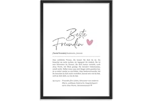 Himmelsflüsterer - Definition Poster & Kunstdrucke | Beste Freundin Geschenke | Wandbilder Wohnzimmer | Geschenk Beste Freundin Geburtstag | Wanddeko Deko Wohnzimmer | DINA A4 ohne Rahmen