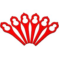 Bosch Home and Garden F016800183 Kunststoffmesser für Akku-Rasentrimmer, rot