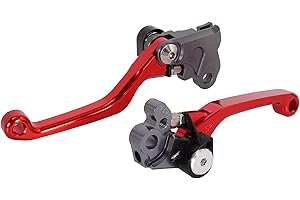 RUHUO Dirt Bike Brake Clutch Lever Foldable Pivot Motorcycle Clutch Lever for CRF125F CRF125 F CRF 125F 2014 2015 2016 2017 2019 2019 2020 2021 2022 2023