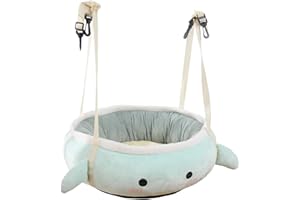 Gralara Cat Hammock Hanging Pet Bed Cat Nest Cat Sleeping Bed for Climbing Indoor Outdoor, Dinosaur Large
