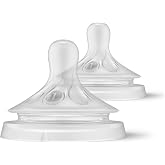Philips Avent Natural Reactive Bottle Pacifier, 2&rsquo; Pack, 0 Month+, Number 1, Non-Leaking Pacifier, Colic and Gas Preventive, BPA Free, P