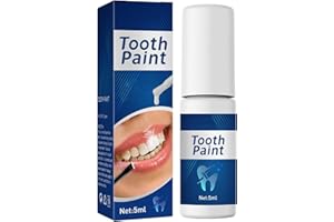 ANGIVLGA Whitening Tooth Paint, Teeth Whitening Pen Tooth Polish Teeth Whitener, Teeth Whitening Gel Essence Instant Teeth Effectively Whitening Gel Teeth Cleaning Serum for Tooth Whitening Stain Removal（Blue