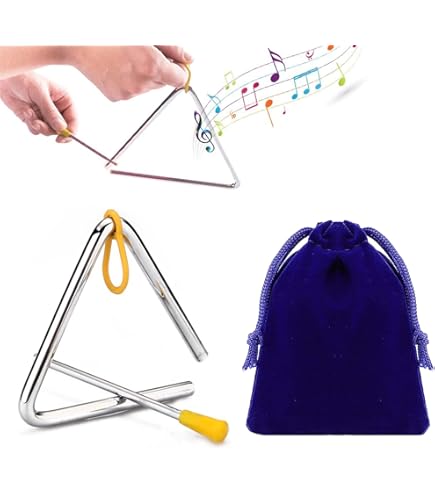 Instrument De Musique à Percussion Triangulaire Pour Enfants, Jouet
