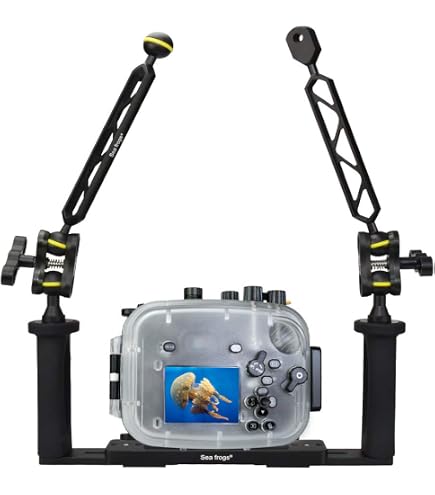 NS10 Poignée Extensible Pour GoPro Et Boîtiers Étangs - Support Aluminium/Caoutchouc