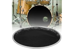 ‎BNINETEENTEAM Bnineteenteam Drumhead Pack Drum Mesh Heads Silent 10 Zoll Drum Set Percussion Drum Kit Ersatzteile Schwarz Musikinstrumentenzubehör