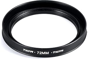 Tilta 72mm Lens Attachments Adapter Ring for MB-T15 Mini Clamp-on Matte Box Camera Lens Adapters MB-T15-72