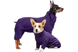 Hjyokuso Hundemantel Winter, Hundejacke, Weicher Fleece Hundepullover FüR Kleine MittelgroßE Grosse Hunde, Winddichte Haustierkleidung Outfit Mit ReißVerschluss, Chihuahua Kleidung (XXS-3Xl)