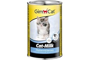 GimCat Cat-Milk, Formula con taurina per gattini, Ricco di vitamine e nutrienti essenziali, 1 Latta, 1 x 200 g