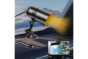 DADAZHENXUAN Tragbare Auto Heizung,12v Autoheizung Winter Defog mit Schnellheizung,Heizlüfter Auto 12v 200w,Schnellheizung Auto,Elektrische Autoheizung