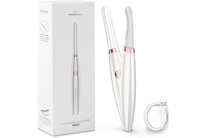 ‎TOUCHBEAUTY TOUCHBeauty Beheizbare Wimpernzange, Elektrische Wimpernzange USB-C Wiederaufladbare Wimpernbürste Silikon Wimpernkamm Wimpern Wickler Wimpernformer mit 3 Temperaturmodi für alle Wimpern