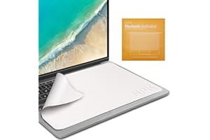 NAZAZ Cover Protettiva in Microfibra per Mac Book da 13/14 Pollici - Elimina Impronte e Macchie, Taglio Laser per Adattamento Perfetto, 290x195 mm