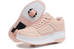 ROLLTONGOZ Zapatillas con Ruedas niña y niños Calzado de Skateboarding Zapatillas Patines Regalos creativos de Vacaciones para niños