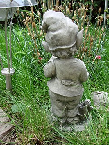 Gnom Fritzchen Figur Zwerg Gartenzwerg Frostfest - 3