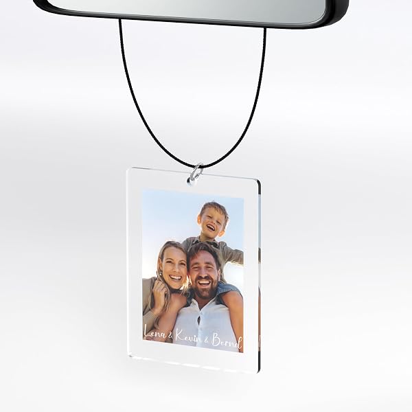 Personalisiertes Auto-Luftparfüm - Einzigartiges Geschenk Zum Geburtstag Für Ihn, Sie, Papa Oder Freund