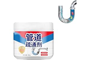 KRRHUEO 260g Rohr-Bagger-Deo, Rohr-Bagger-Mittel, Kanalisations-Toiletten-Bagger-Pulver, tornado powerful sink & drain cleaner, Kitchen Toilet Pipeline Quick Cleaning Tool (1PCS)