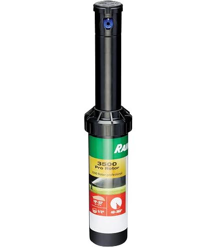 K-Rain Pro Plus Rotorregner – Getriebe-Rotorsprinkler, Verstellbarer Bogen 24-44 Fuß, Höhe 12,7 Cm