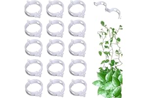 VIENTIANE Clips de Planta, 150 Piezas Jardín Plant Clips, Clips Soporte Plantas Tomate, Clip de Vid de Plástico, para Muchas Plantas con Tallos Enredaderas lo Suficientemente Pequeñas, para Jardines y Granjas