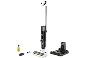 Kärcher Aspirateur-Laveur sans Fil FCV 3, avec 3 Modes de Nettoyage, autonomie de la Batterie : Environ 30 Min, Surface de Nettoyage par Charge de la Batterie : Environ 130 m²
