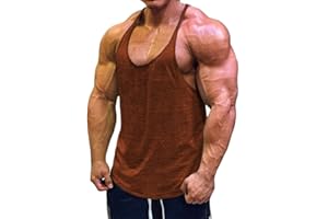 Muscle Cmdr Herren Workout Stringer Tanktops Y-Back Gym Fitness Trägershirt,Männer Muskelshirt Training Achselshirt Sport