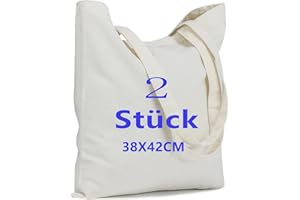 OUOUMUF Segeltuchtaschen können bemalt werden Jutetasche bemalbar Einkaufstasche faltbar-38x42cm Einfache und praktische Stofftasche, leicht zu tragen.Erhältlich in Grundfarben und Schwarz.