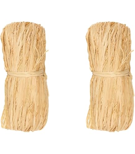 Pelote de 50 g de raphia végétal naturel