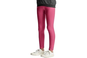 L&K-II Kinder Leggings Basic Uni Farbe Mädchen Tanzhose Baby Leggins Fitness Hose Baumwolle 2708