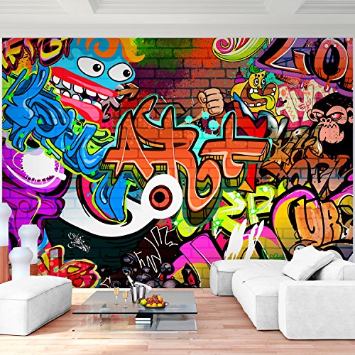 Fototapete Graffiti 352 x 250 cm - Vliestapete - Wandtapete - Vlies Phototapete - Wand - Wandbilder XXL - !!! 100% MADE IN GERMANY !!! Runa Tapete 9068011a