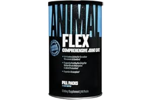 ‎ANIMAL Universal Nutrition ANIMAL Flex Gelenkkomplex schützt Gelenke, Sehnen & Bänder, geeignet für Bodybuilder & Kraftsportler, Ergänzung zu Bandagen für Gelenk Support, 44 Einheiten
