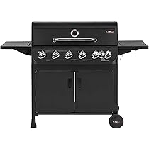 CosmoGrill NEW Emberr 7 Gas Burner 6+1 Barbecue Grill, Porcelain