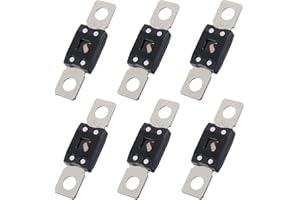 JREHUIG 6 Piezas Fusible Cochede alta Corriente, Atornillables de Fusibles 100/125/150/200A, Fusible Atornillado para Coches, Camion, Caravan, Vehículos de Construcción Etc (150A)