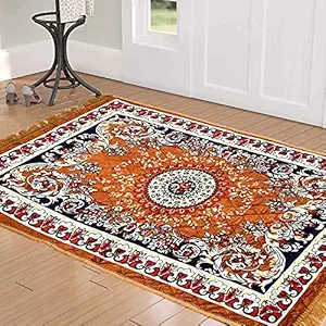 COZY FURNISH 1 Piece Velvet Pooja Aasan Mat Set - Size 28