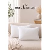 2'li İ&ccedil; Kırlent Silikon Elyaf Dolgulu Koltuk Kırlenti İ&ccedil; Yastık Dolgusu Kırlent İ&ccedil;i