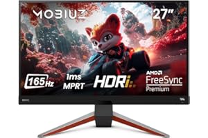 BenQ MOBIUZ EX2710Q Gaming Monitor (27 inch, IPS, 1440P, 165 Hz 1ms HDR 400, FreeSync Premium, 144 Hz compatible)
